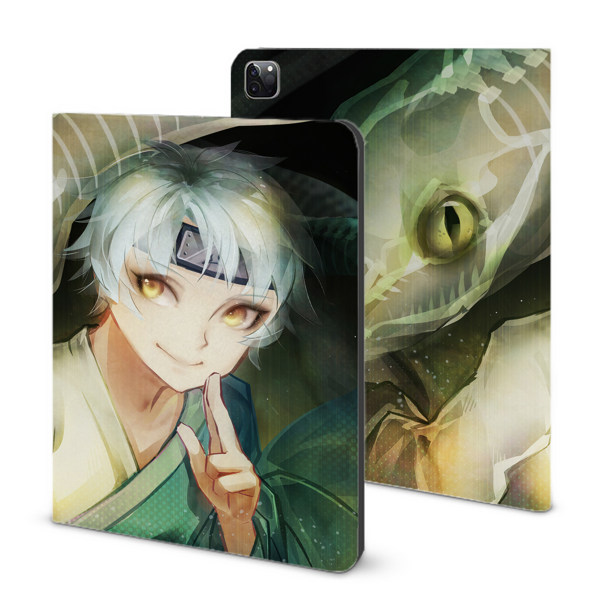 （画像用） NARUTO -ナルト- NARUTO -ナルト- 疾風伝 IPad ケース ブック型 PUレザー TPU 耐衝撃 軽量 薄型 ペン収納なし 全面保護 IPad 各モデル対応